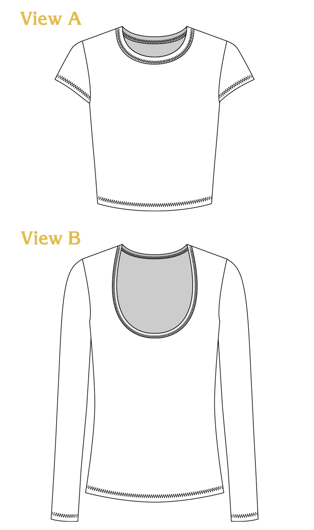 PDF Pattern - Honeygirl Tee | Paradise Patterns