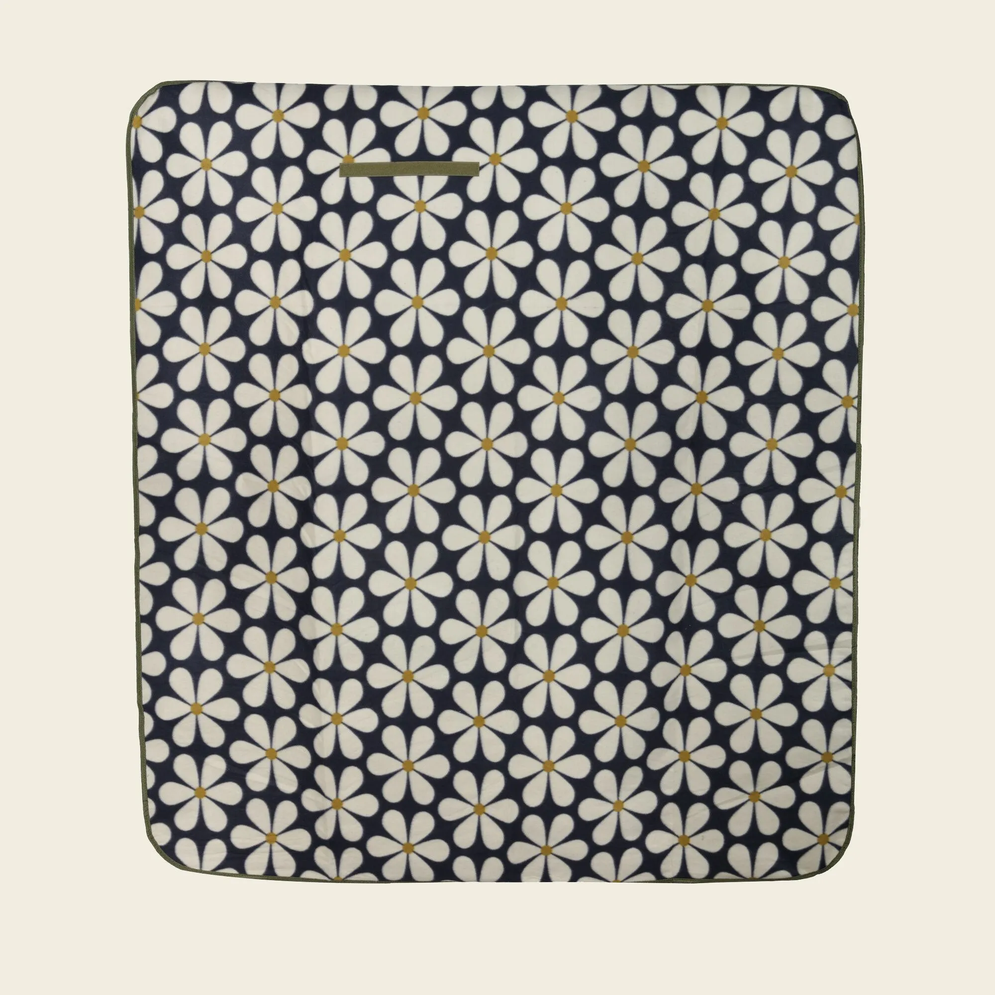 Picnic Rug - Daisy Black