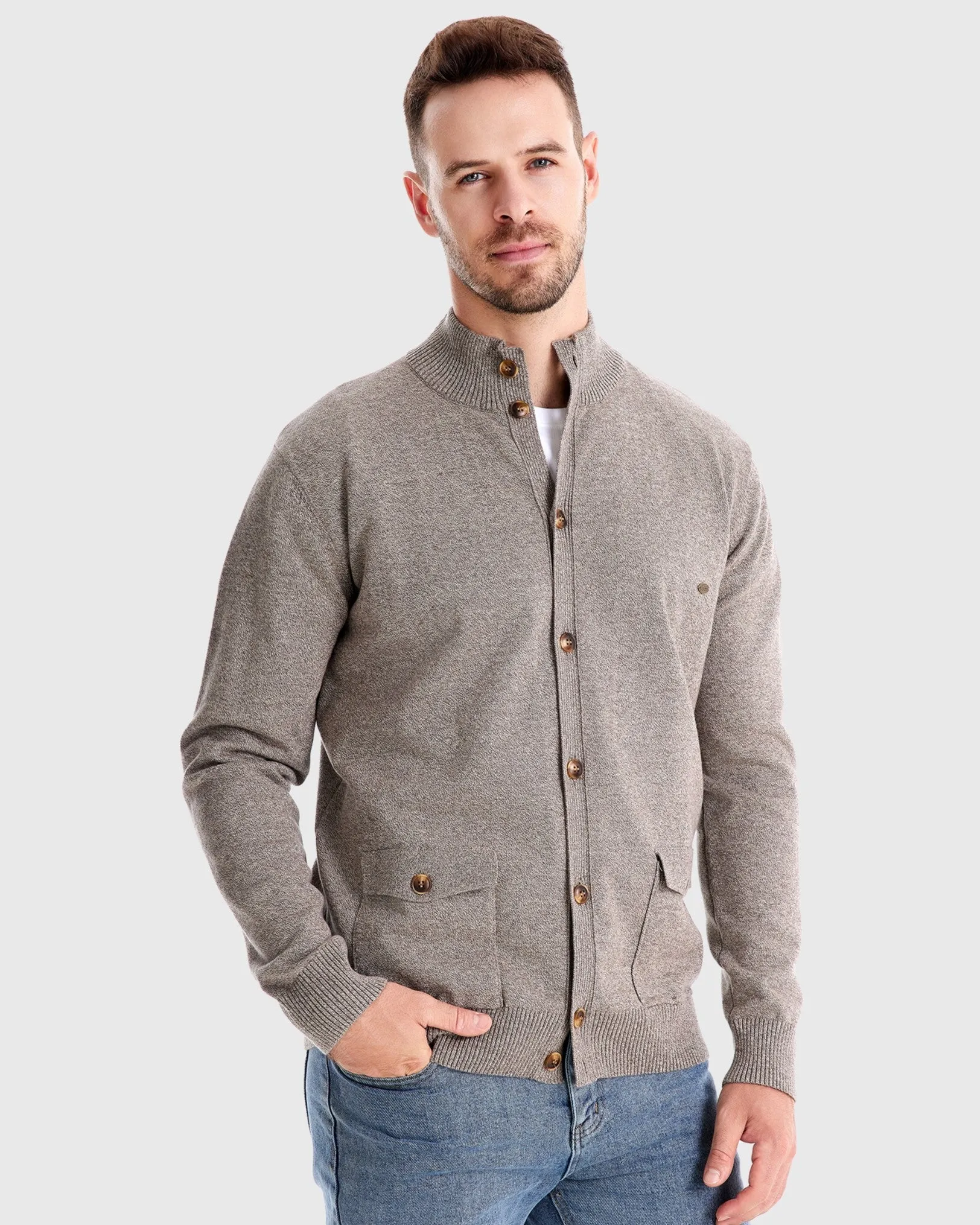 Premium Button-Up Cardigan