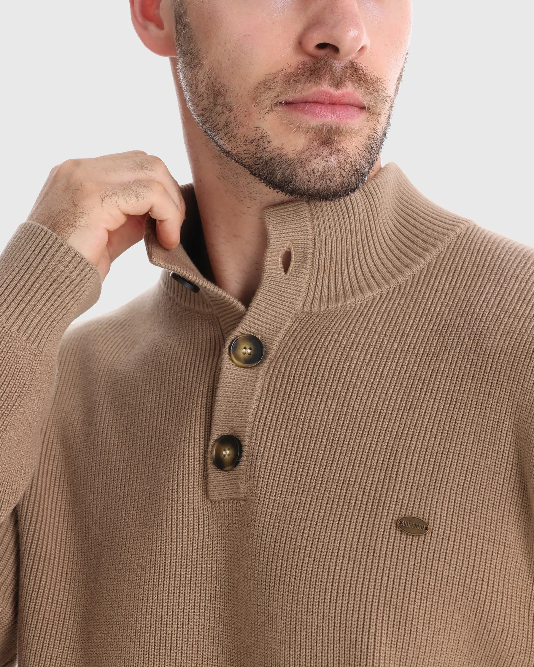 Premium Stand-Collar Sweater New