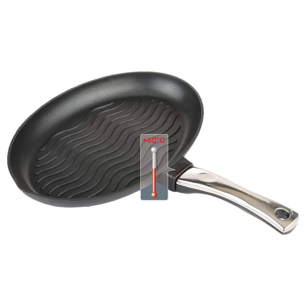 Prestige 30837 Die Cast Plus Fish Pan, 340 mm, ( 30837, Black )