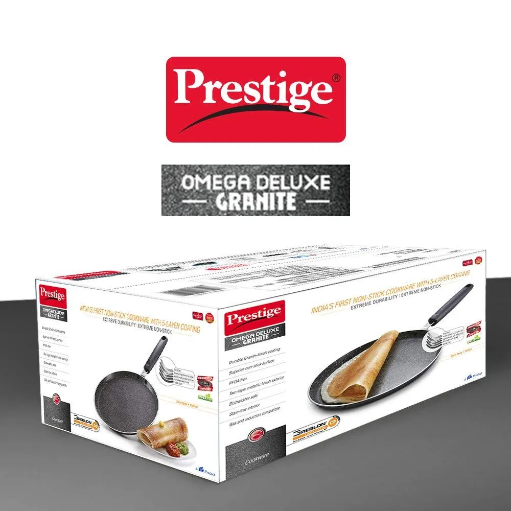 Prestige Omega Deluxe Granite Omni Tawa TAWA 300 mm ( 36303 , Black )