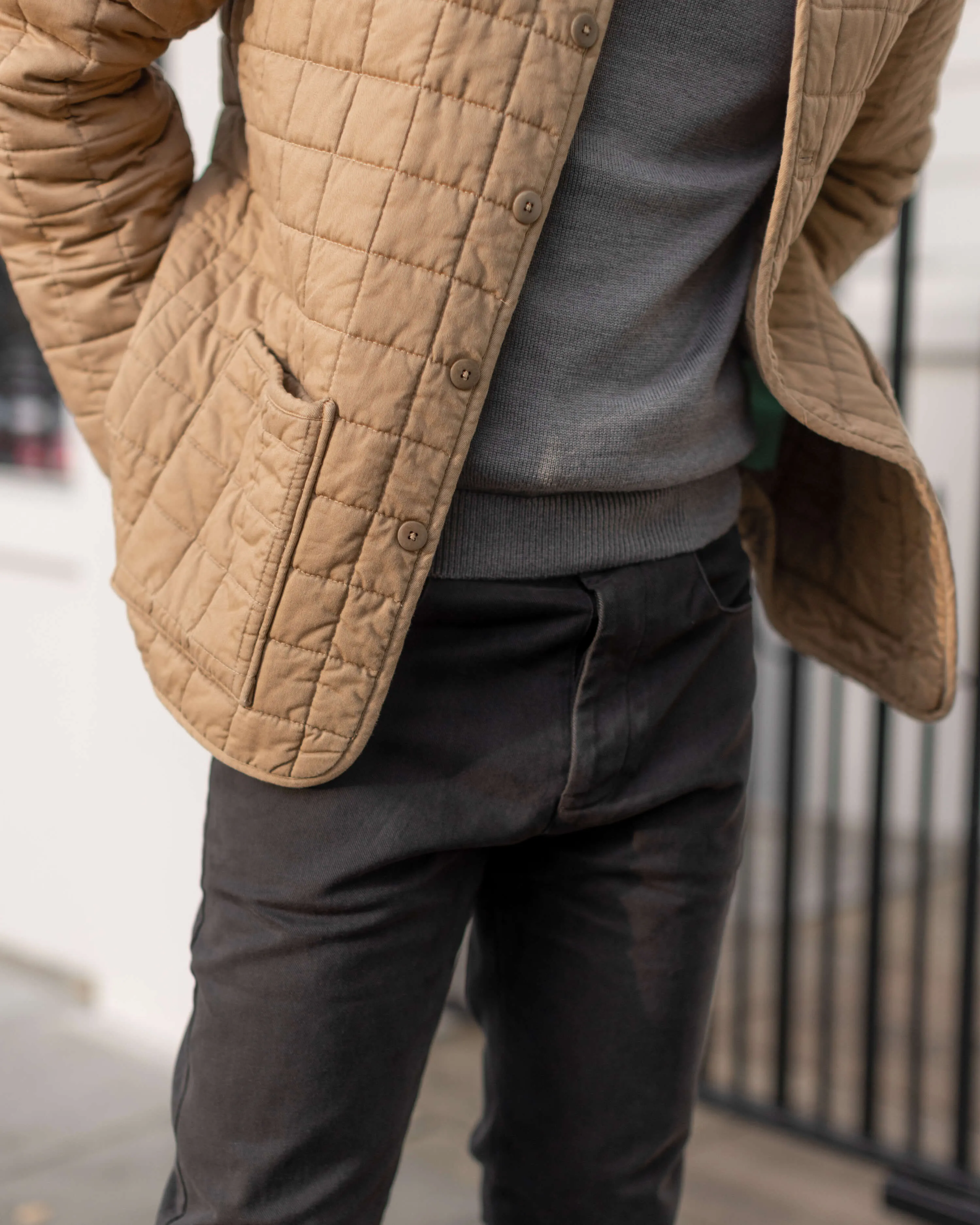 Quilted Kite Jacket / Chai