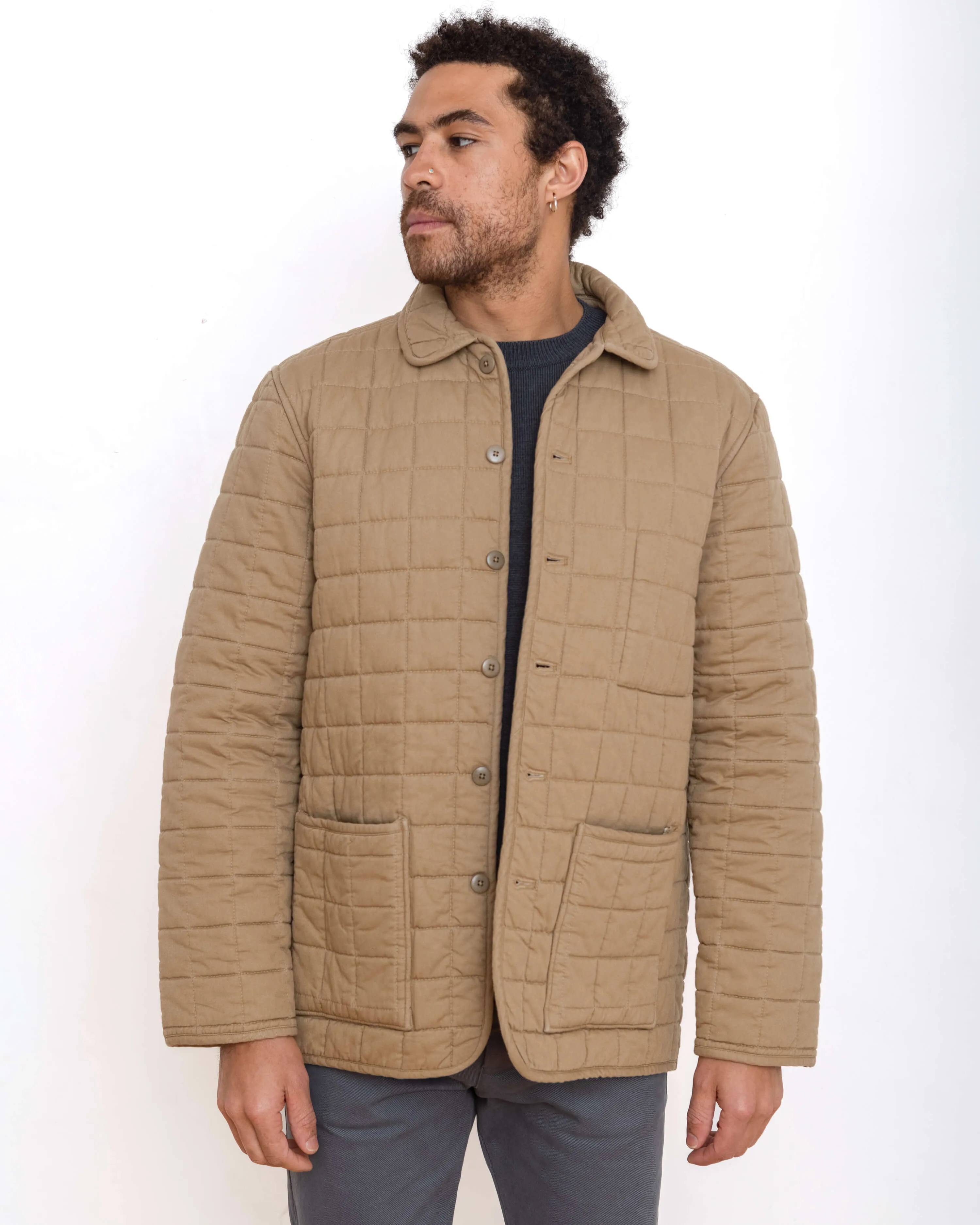 Quilted Kite Jacket / Chai