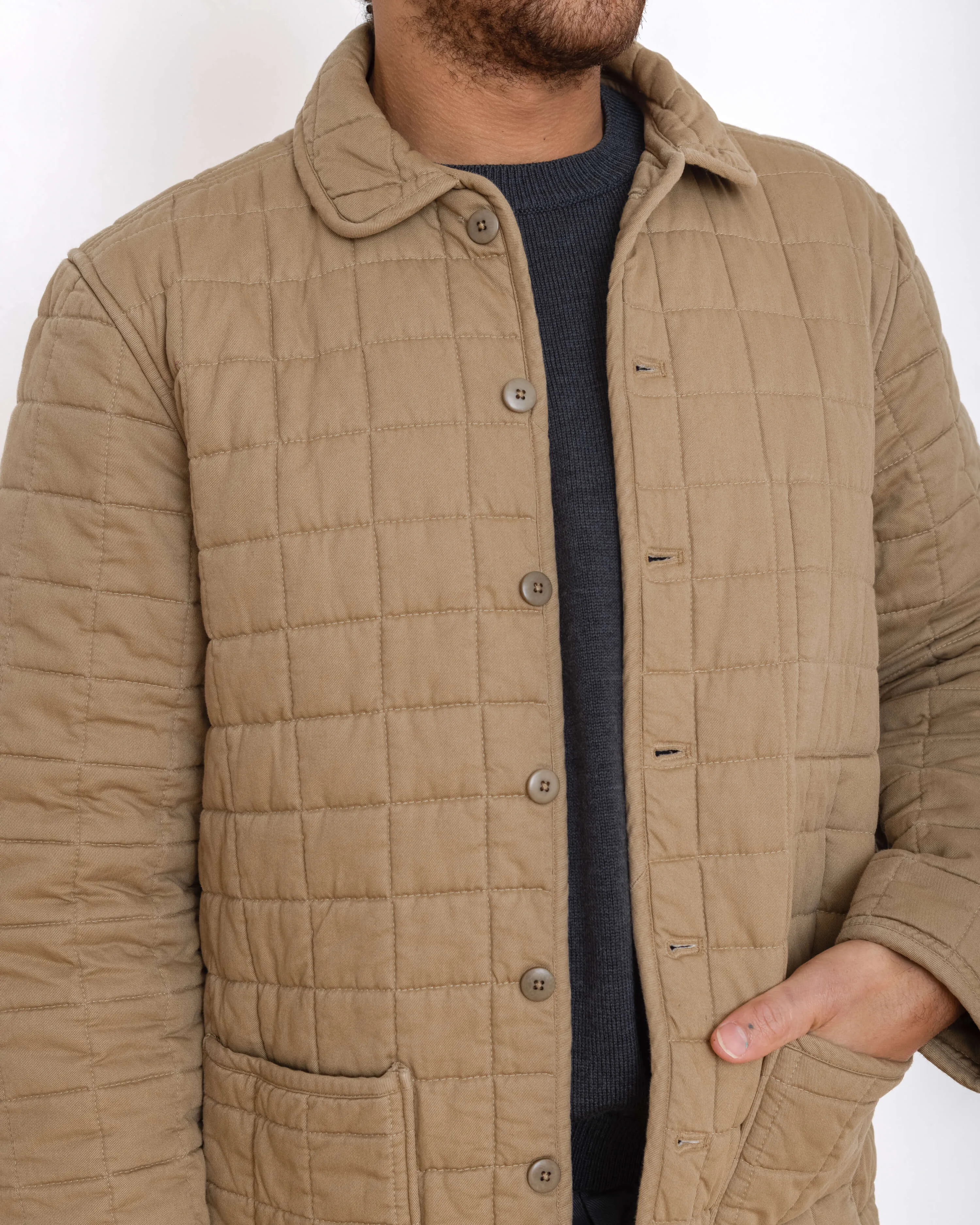 Quilted Kite Jacket / Chai