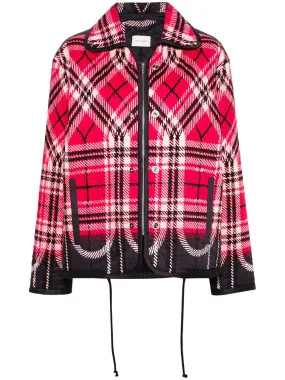 Quilted Plaid Fade Jacket