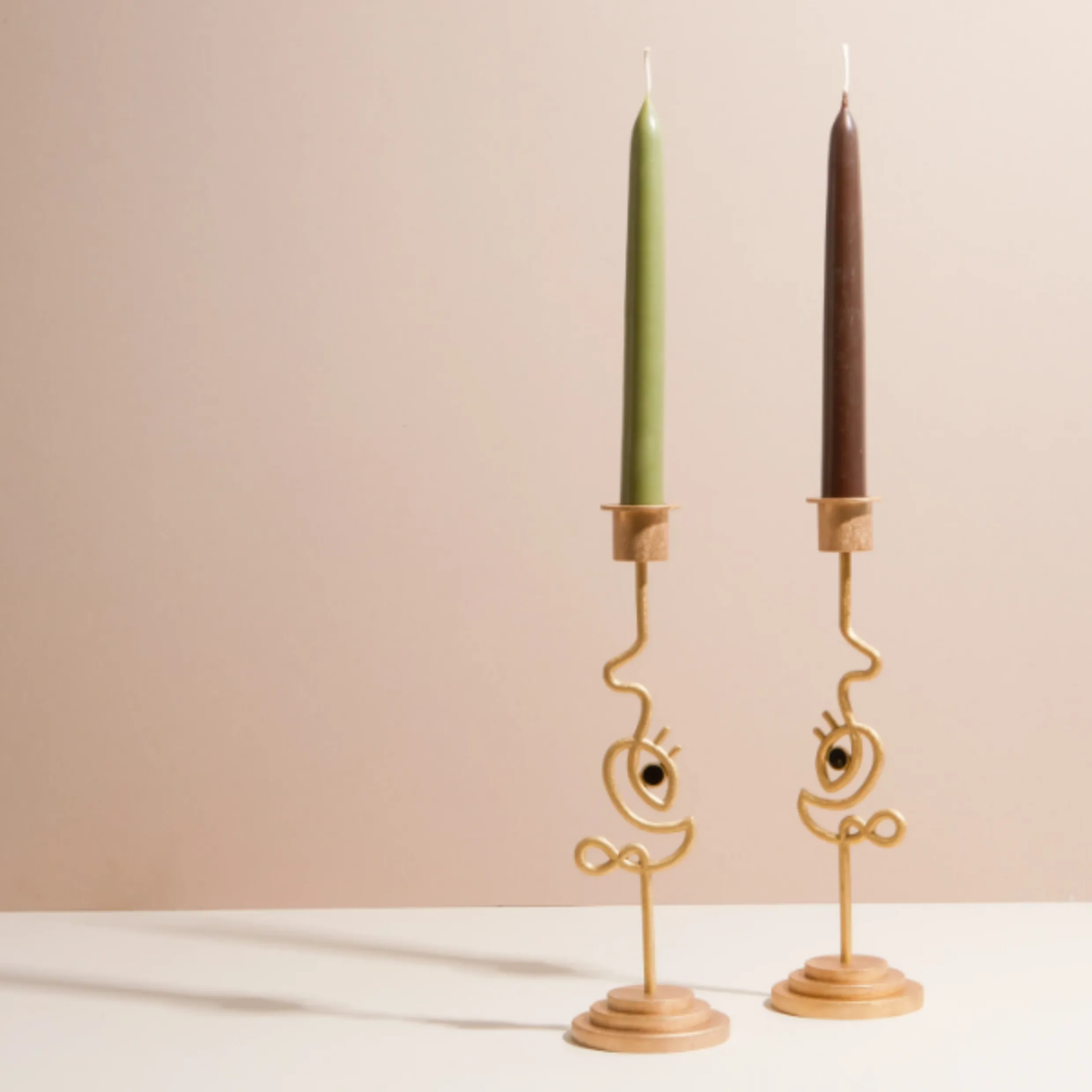 RACHEL ENTWISTLE DREAMER CANDELABRA WITH BLACK ONYX