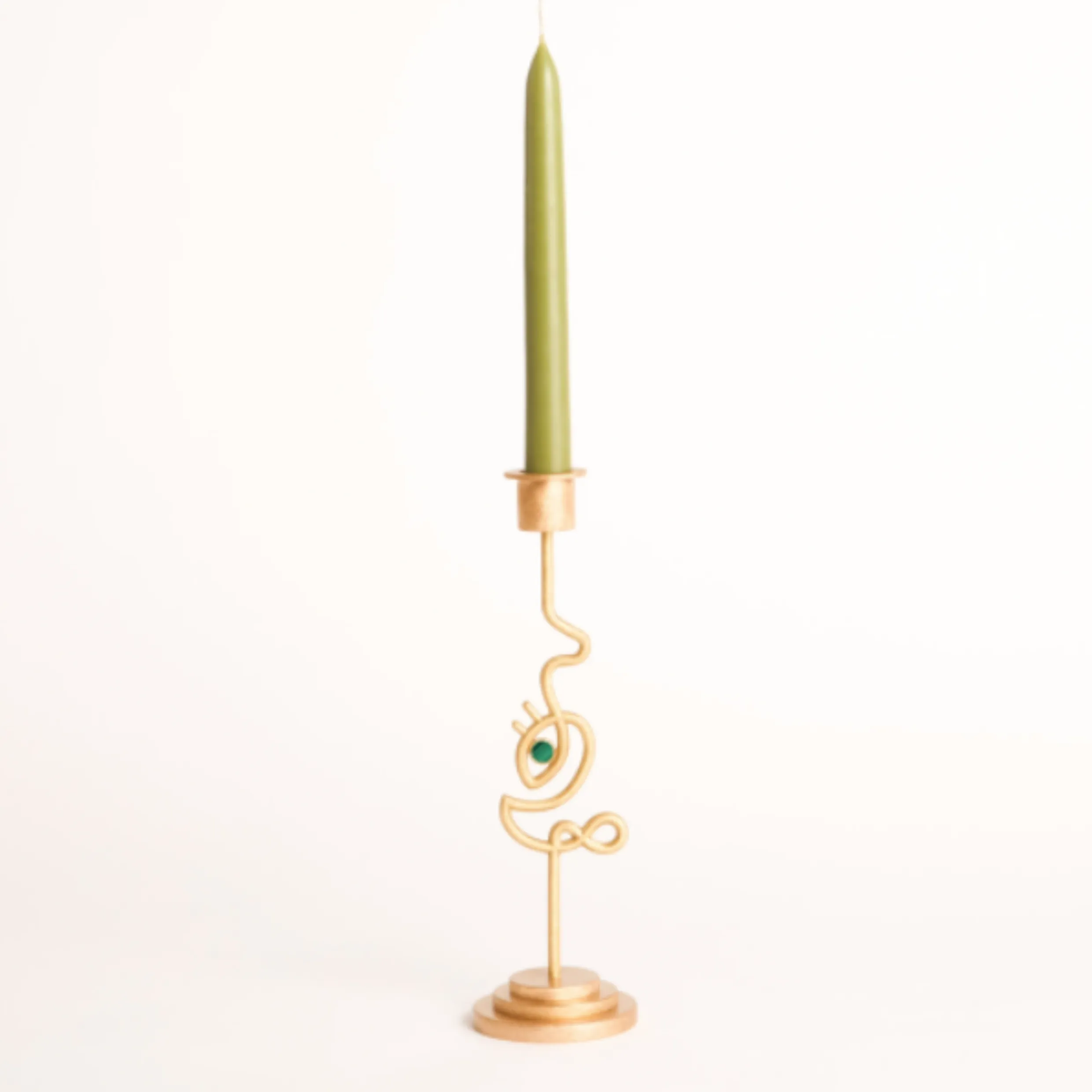 Rachel Entwistle Dreamer Candelabra with Malachite