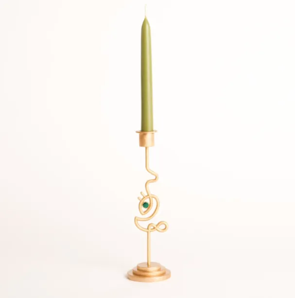 Rachel Entwistle Dreamer Candelabra with Malachite