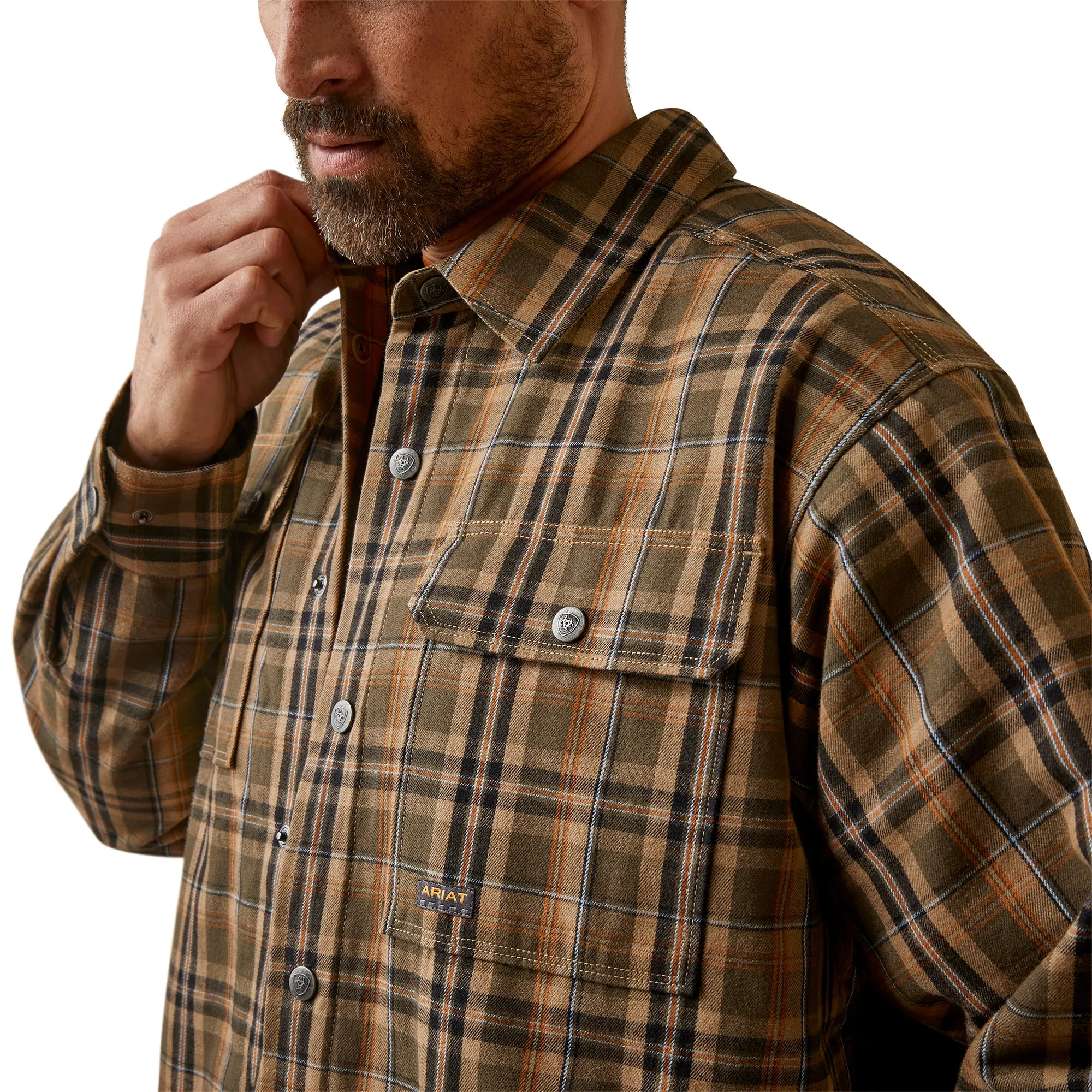 Rebar Flannel Insulated Shirt Jacket