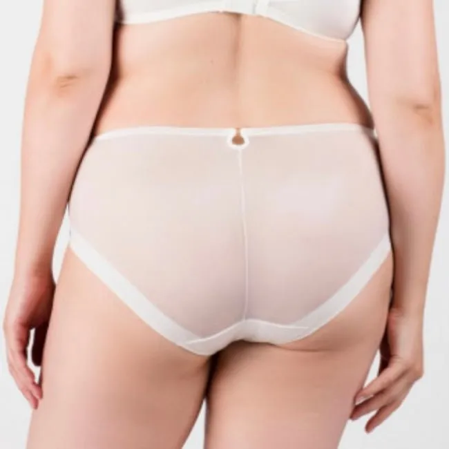 Samanta - Perla Lace Brief - White