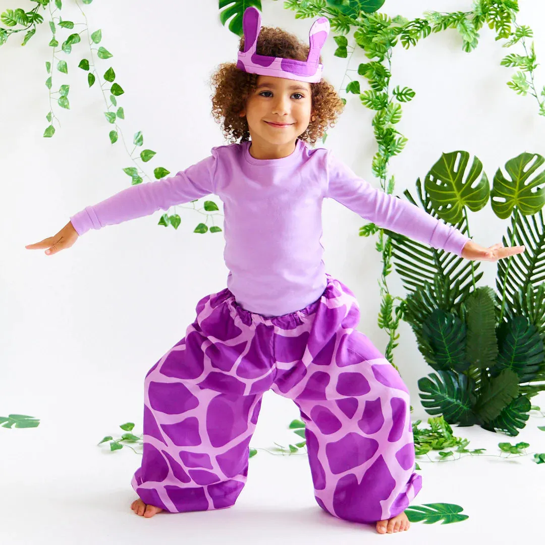 Sarah's Silks Costume - Purple Giraffe