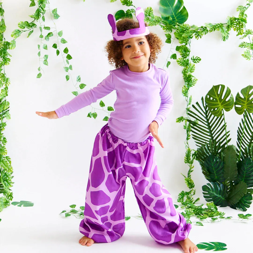 Sarah's Silks Costume - Purple Giraffe