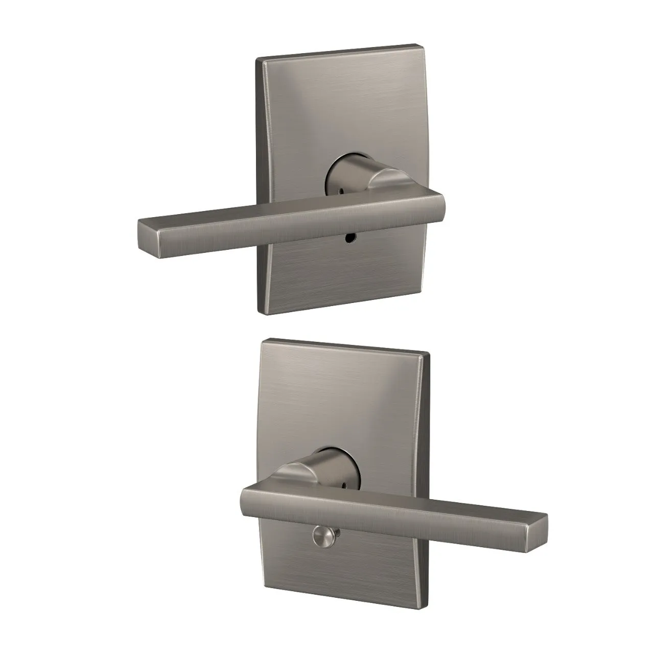 Schlage Custom Latitude Lever Combined Interior Hall-Closet and Bed-Bath Lock Century Trim