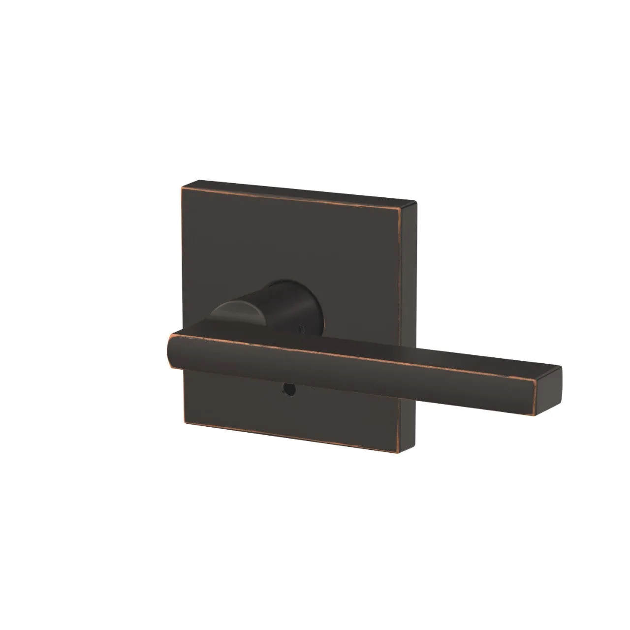 Schlage Custom Latitude Lever Combined Interior Hall-Closet and Bed-Bath Lock Collins Trim