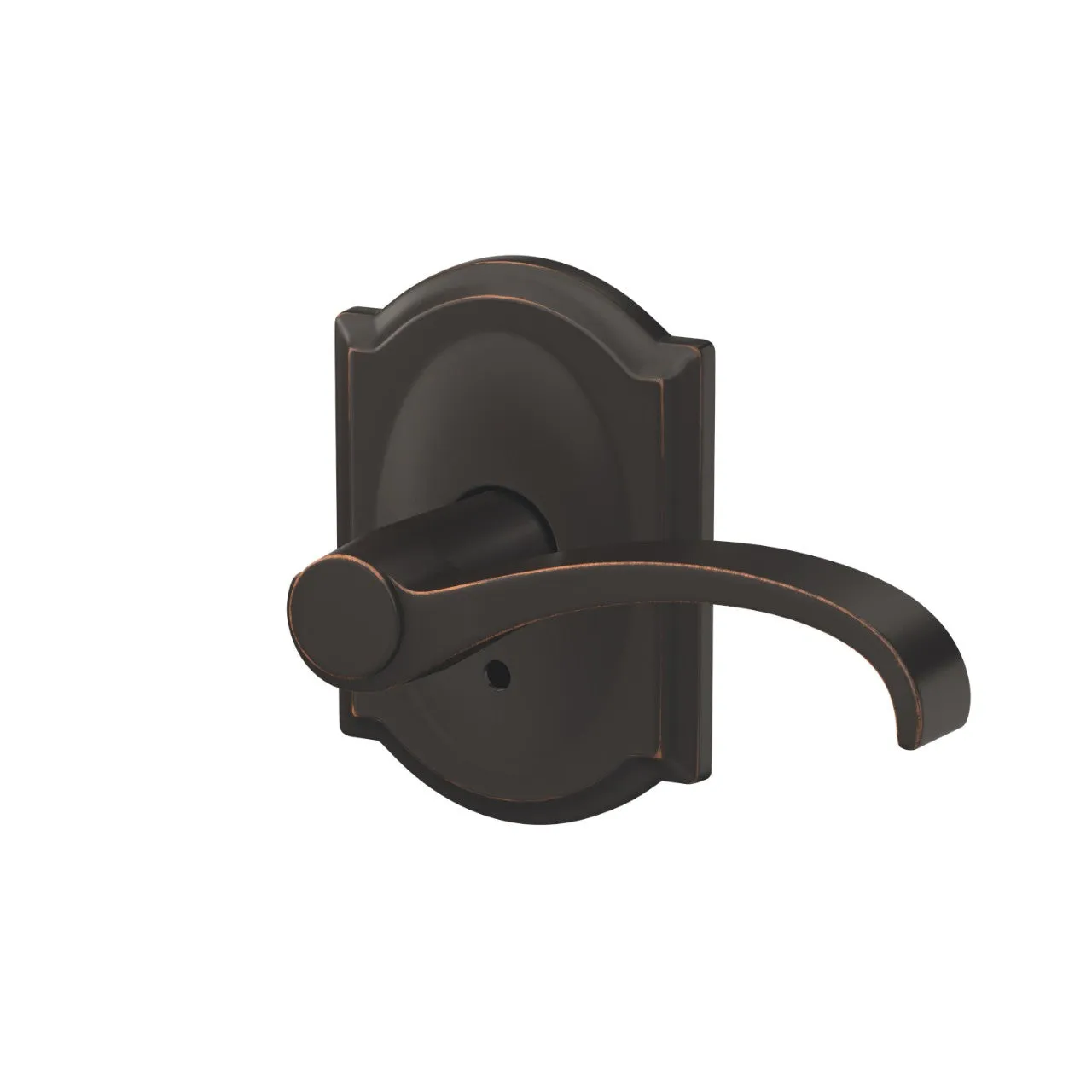 Schlage Custom Whitney Lever Combined Interior Hall-Closet and Bed-Bath Lock Camelot Trim