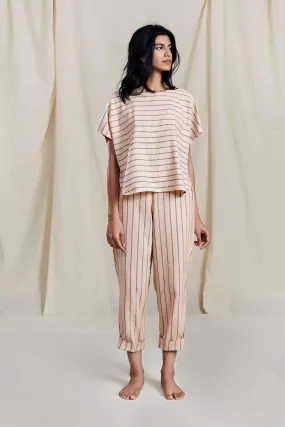 SE Thin Stripe Peach Pants