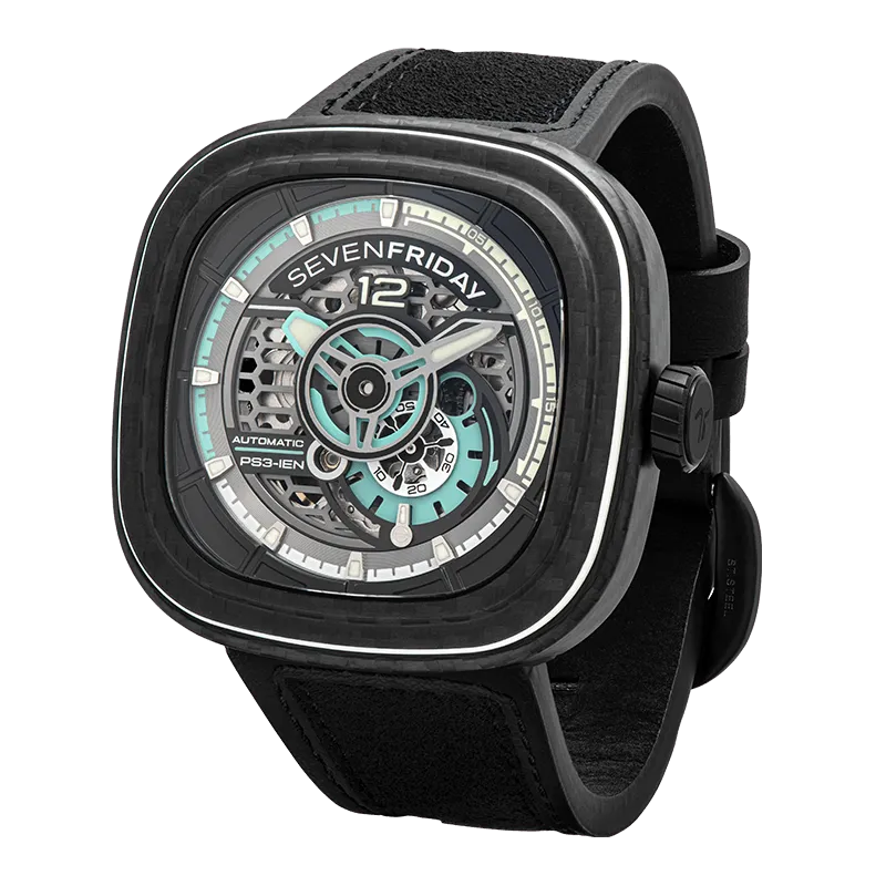 SEVENFRIDAY PS3/01 "JADE CARBON"