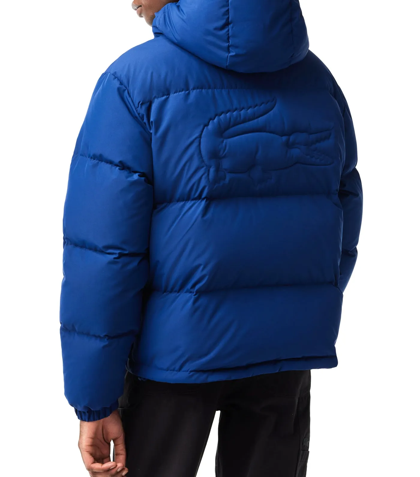 Showerproof Down Jacket with Quilted Croc Methylene