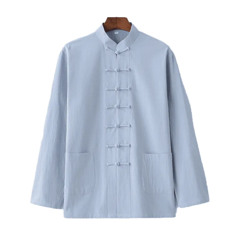 Soft Cozy Tang Shirt with 7 Buttons