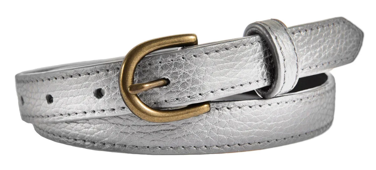 Soho Belt, (0.75") Antiqued Brass Buckle