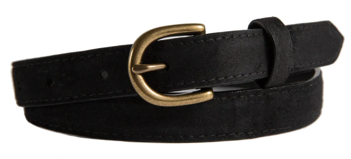 Soho Belt, (0.75") Antiqued Brass Buckle