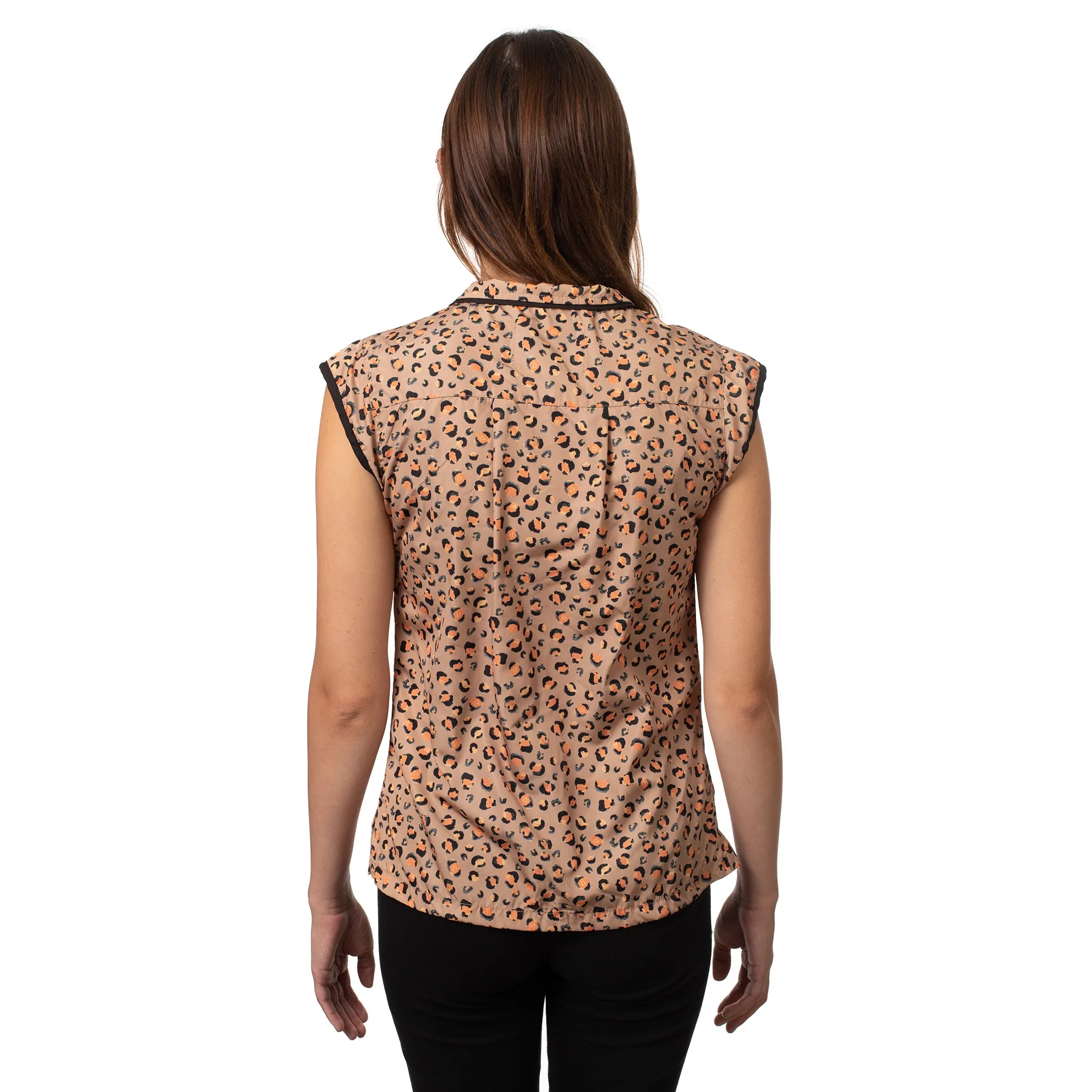 Sophia Cap Sleeve Leopard