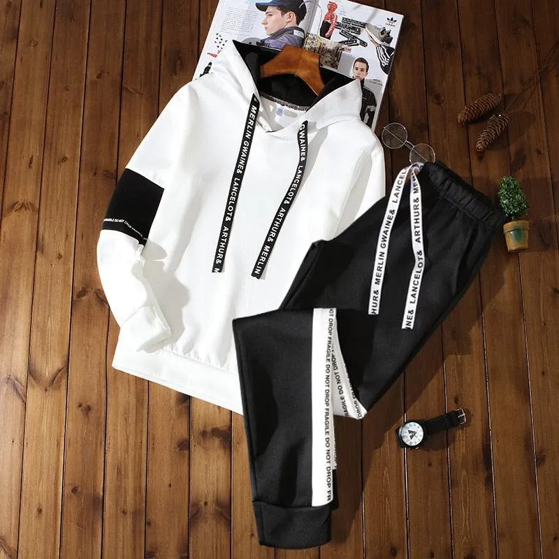 Spring Men's Sweatshirts Sets - Fashion Sporting Suits Hoodies - Men's Sport Sweatpants (TM9)(F101)