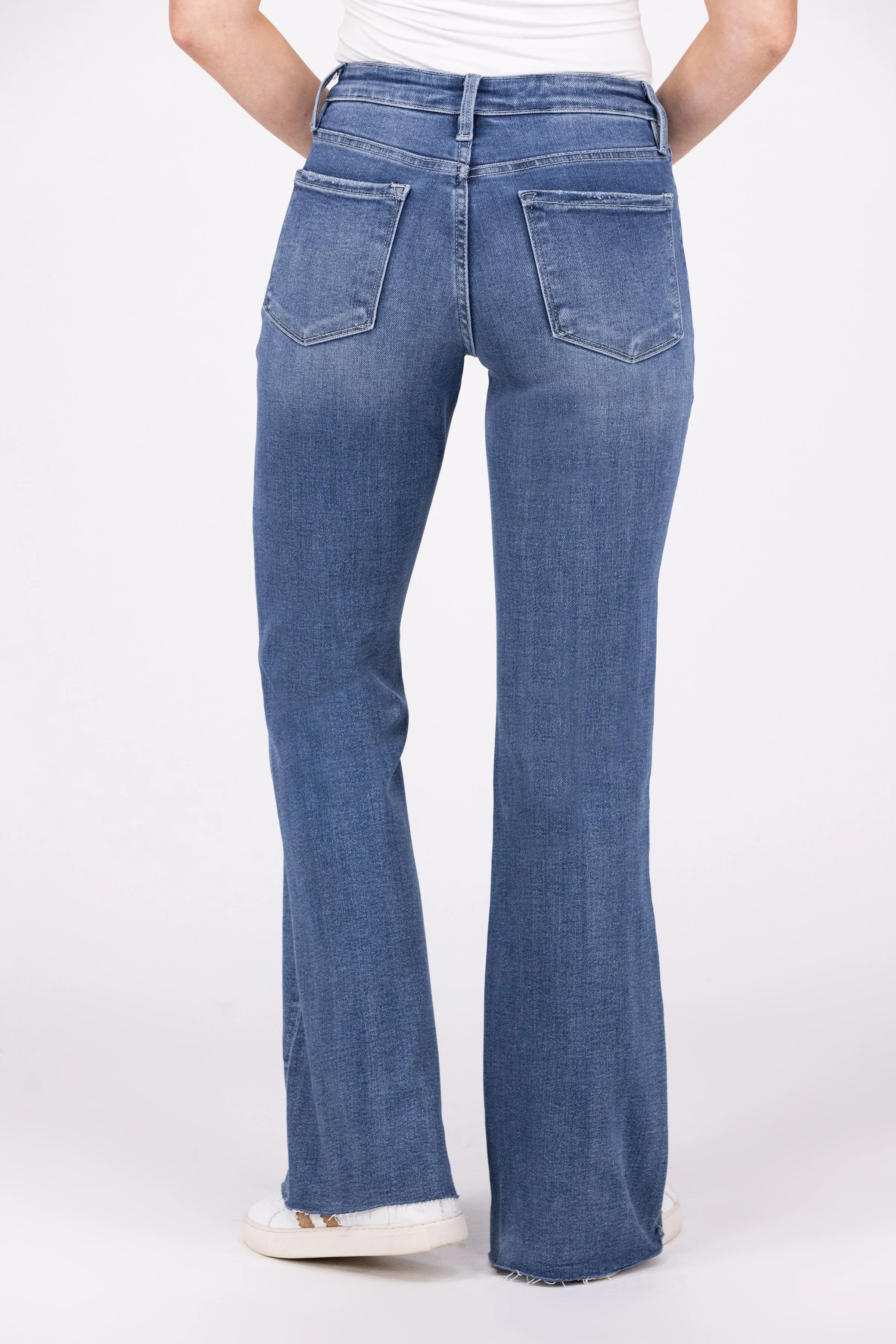 Strike It Rich From Lovervet: High-Rise Relaxed Flare Denim