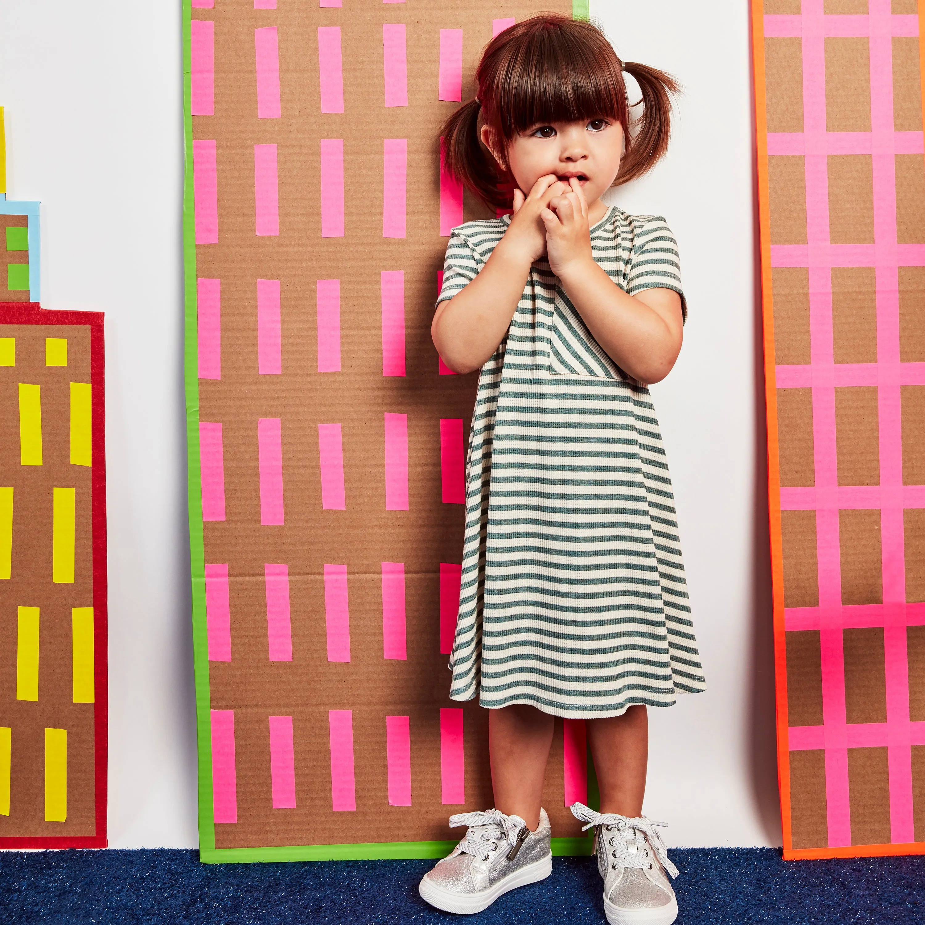 Stripe Swing Dress