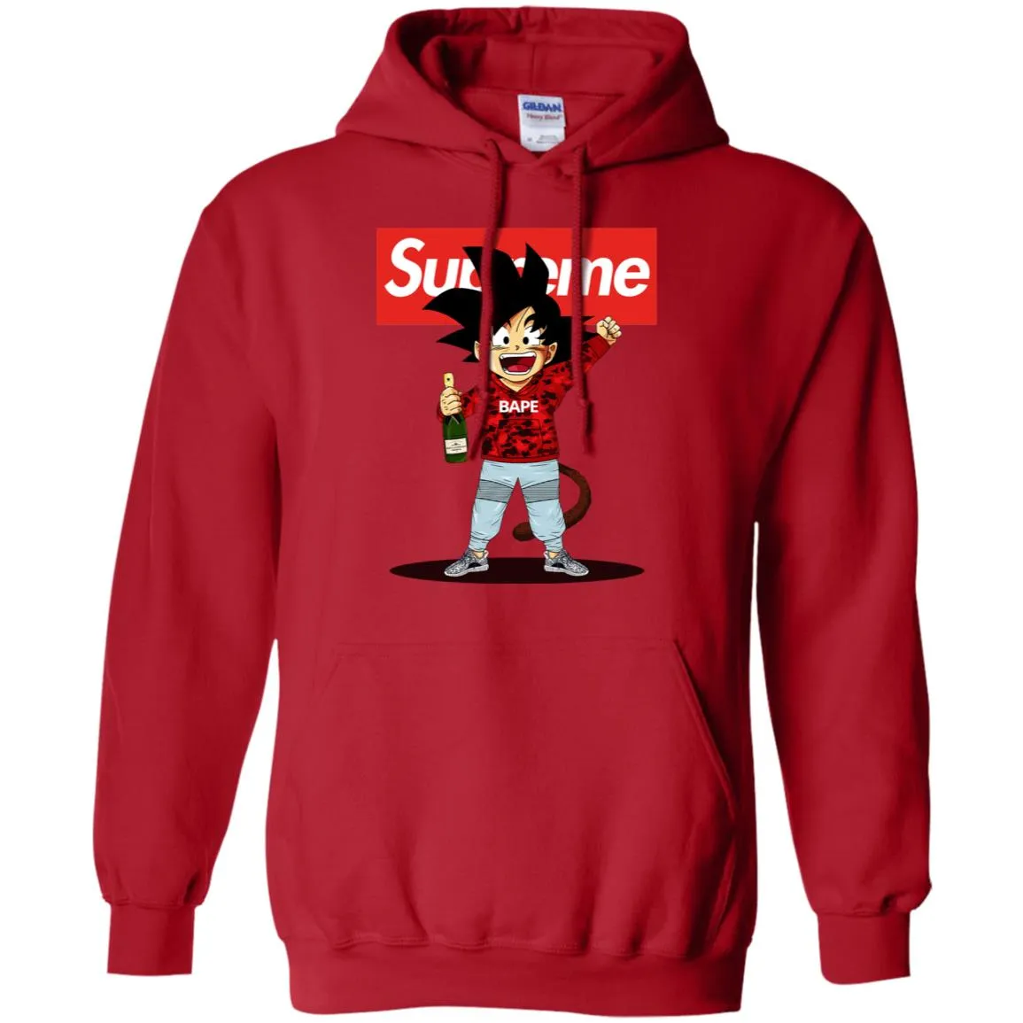 Supreme Songoku T-shirt Pullover Hoodie Sweatshirt