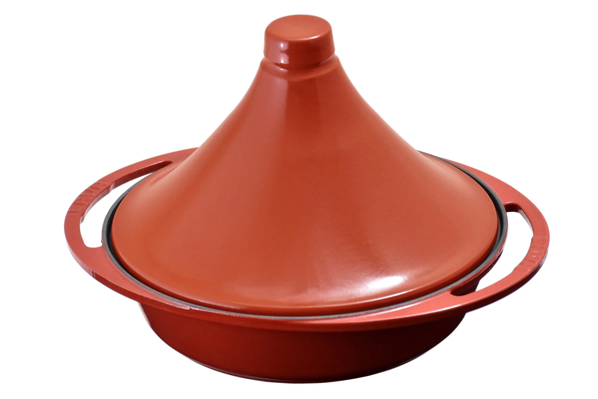 TAJINE ROUND CASSEROLE - 27CM / 10.63 " RED