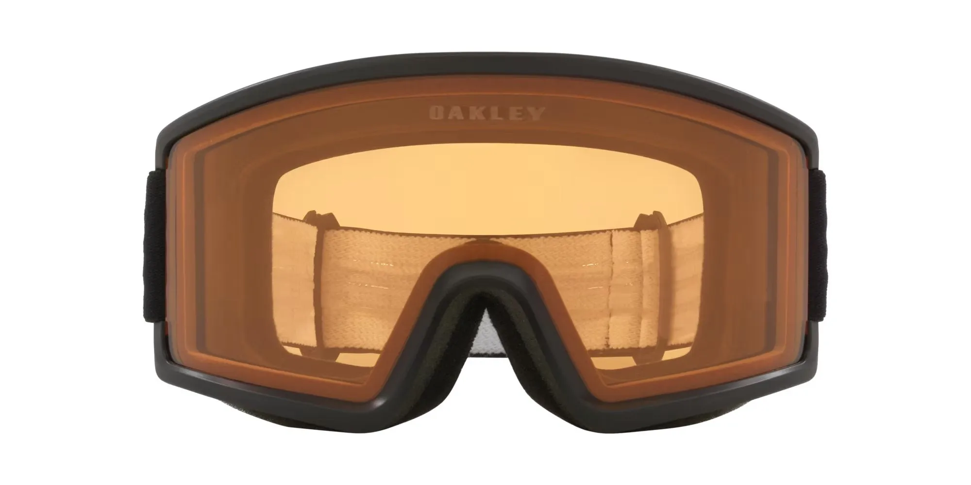 Target Line M Snow Goggles - Matt Black w/ Persimmon Lenses