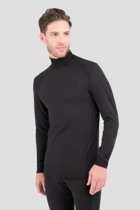 'Terramar' Men's 2.0 Thermolator® Performance Turtle Neck - Black