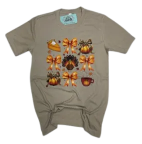 Thanksgiving Coquette Tee HTV082