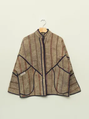 The Ladhiya Quilted Plant Dyed Kantha Jacket