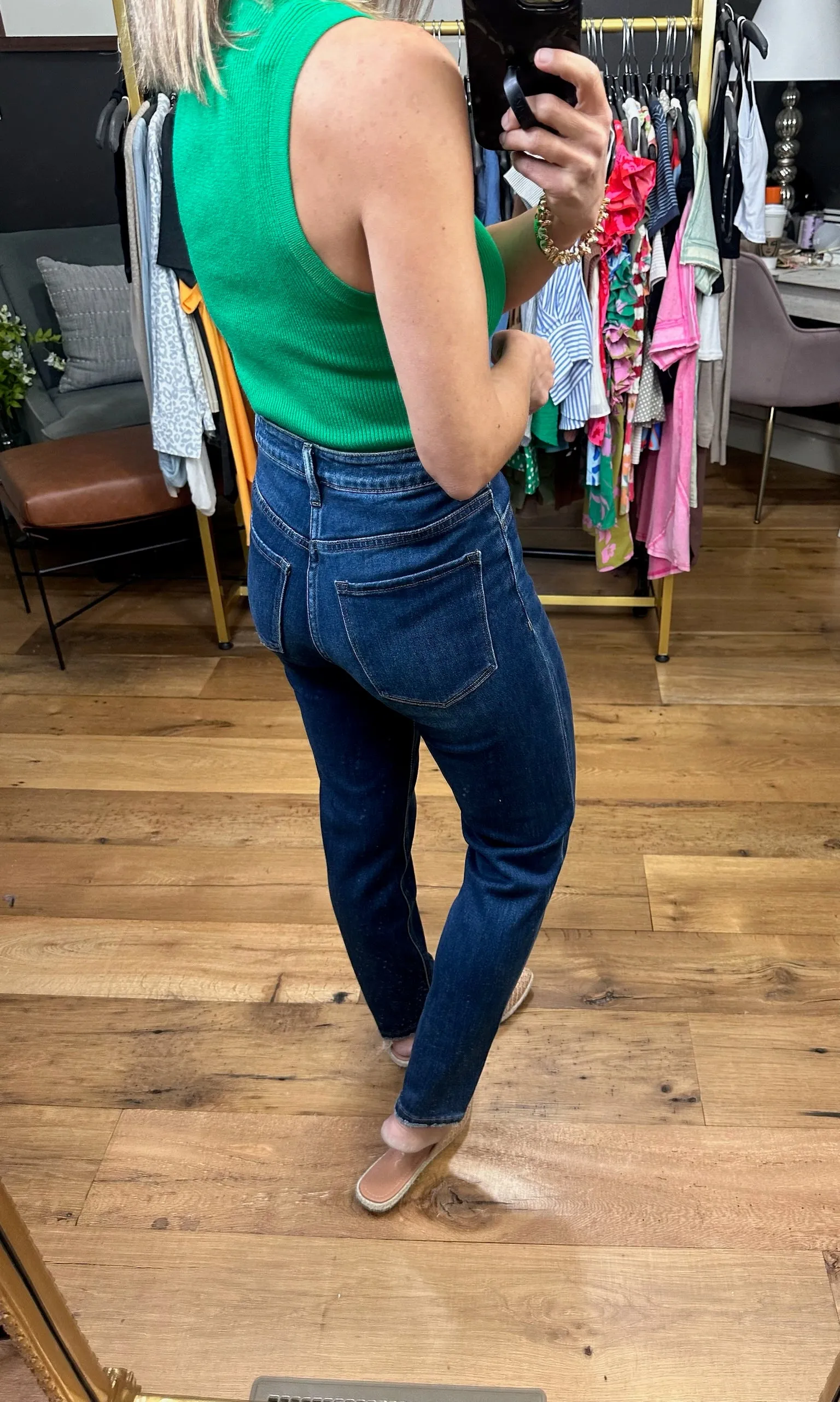 The Macey High-Rise Stretch Mom Jeans