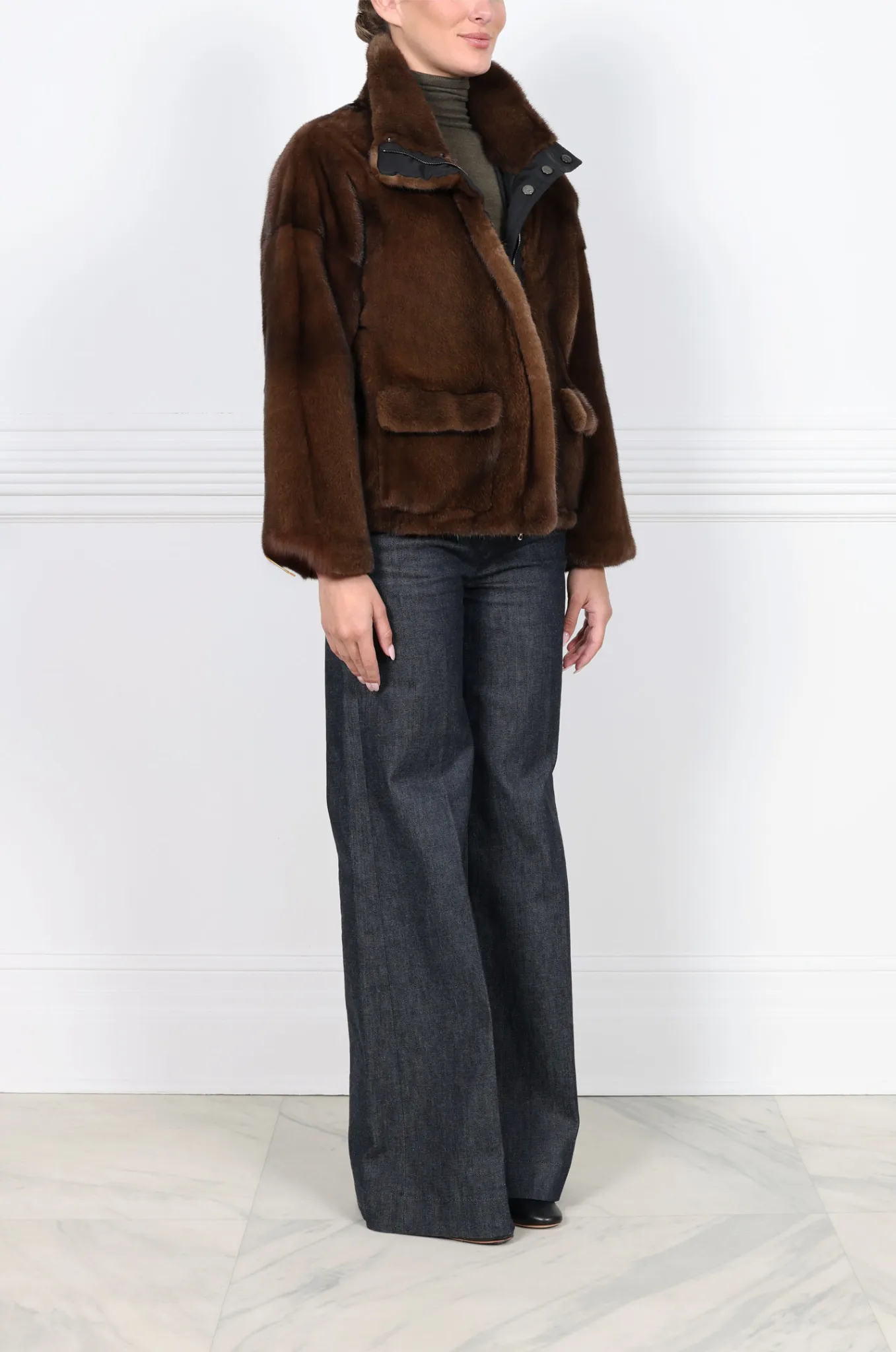 The Miles Mink Fur Reversible Jacket