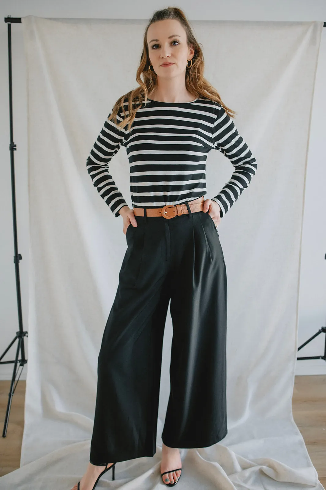 The Palazzo Trouser - Black