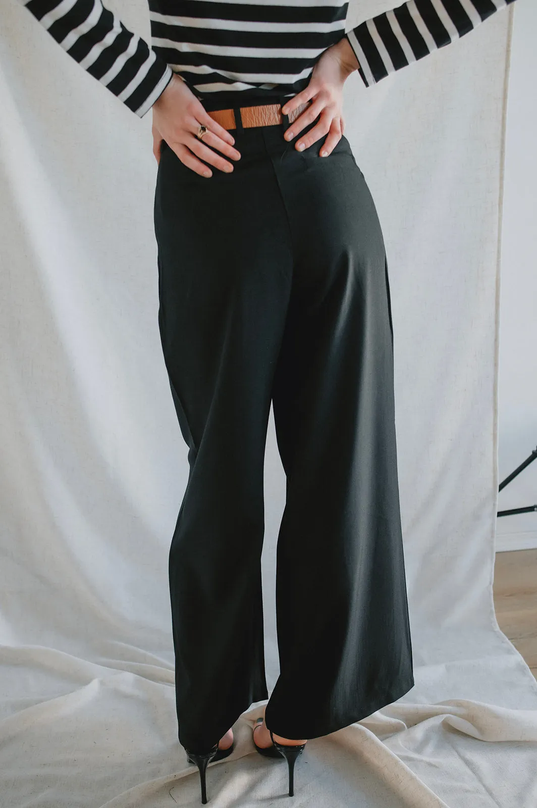 The Palazzo Trouser - Black