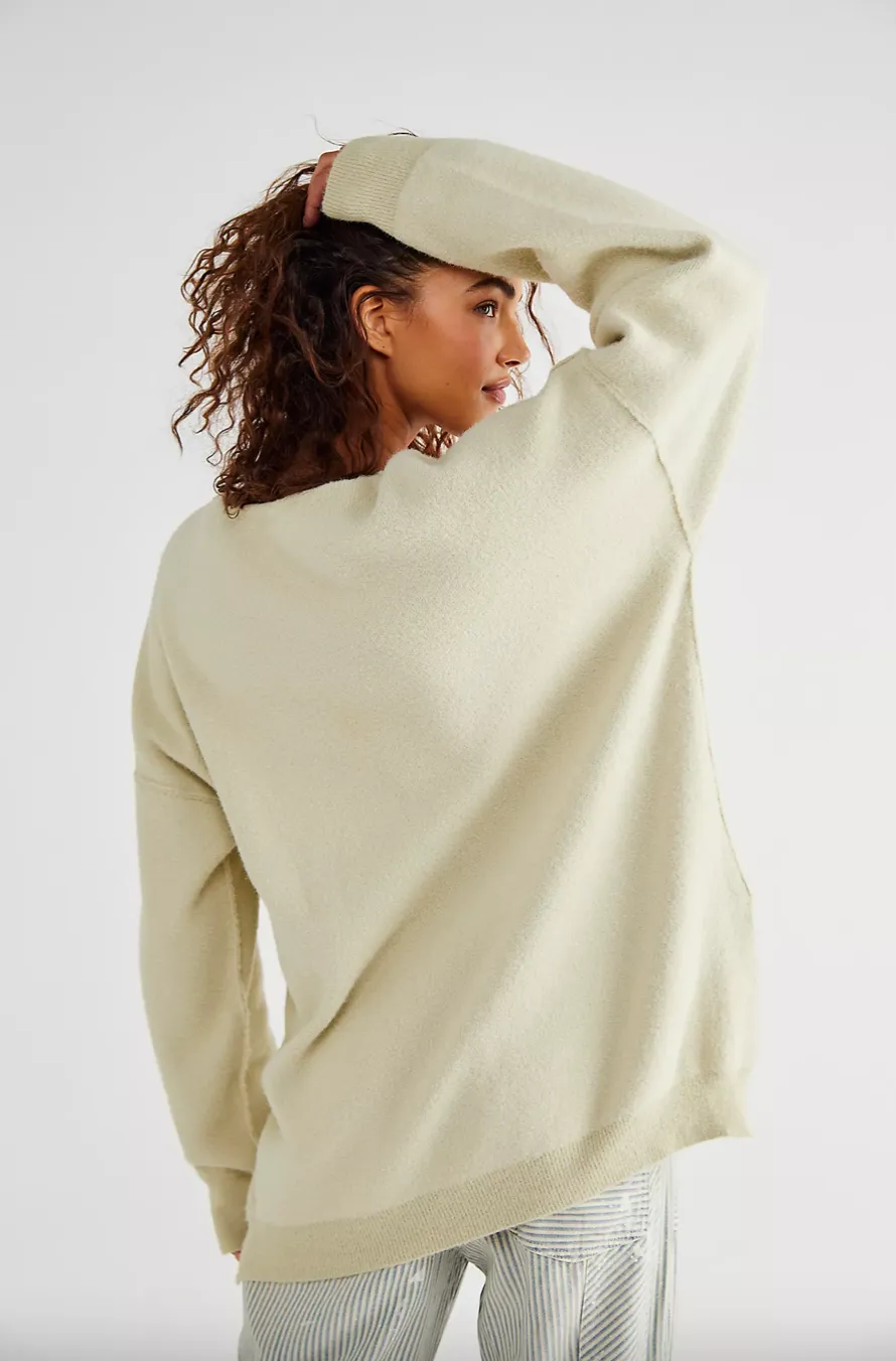 The Sweater Weather Pullover by Free People - Marzipan