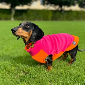 Two-Tone Dachshund Fleece Jumper