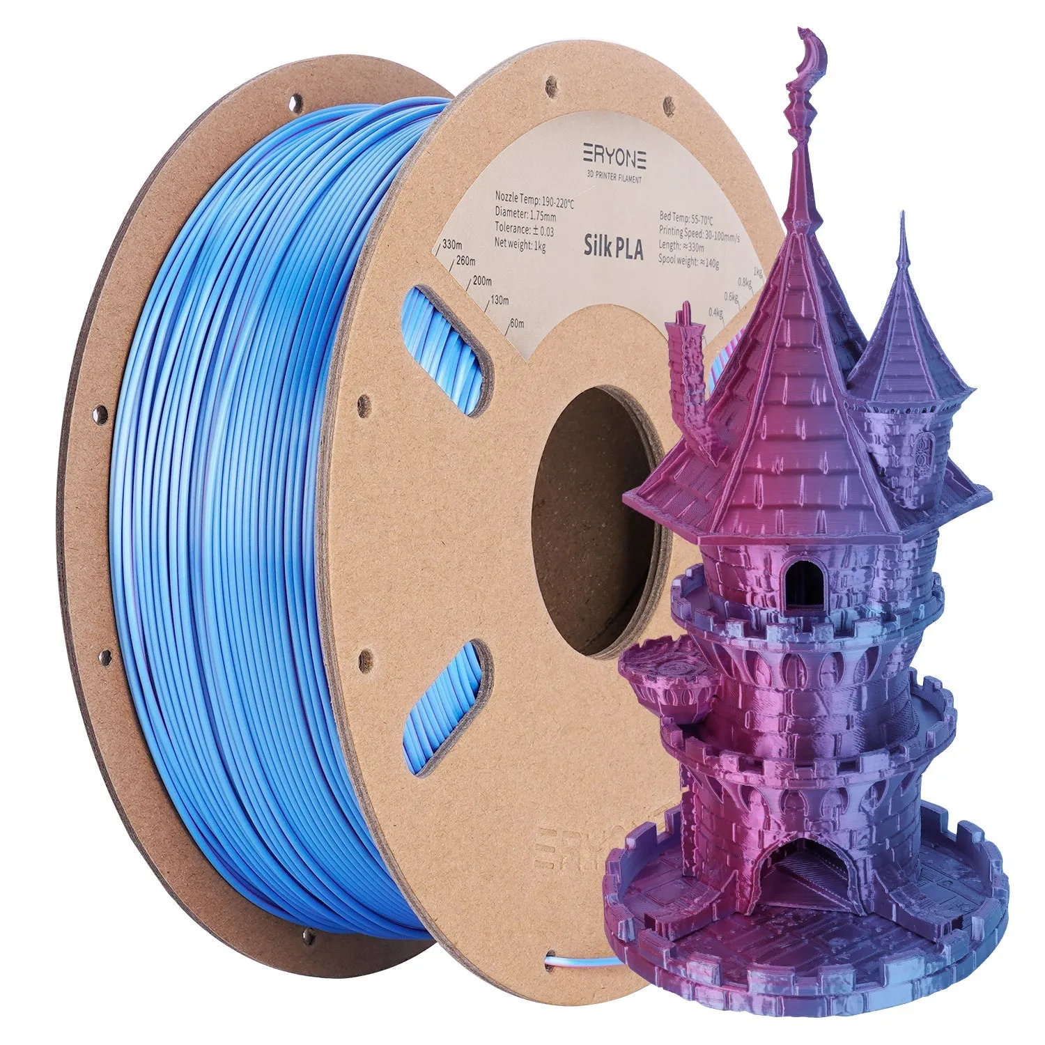 (UK only)Pre-sale- ERYONE All Series PLA 3D Filament 1kg  FREE SHIPPING(MOQ:20 rolls,can mix color)