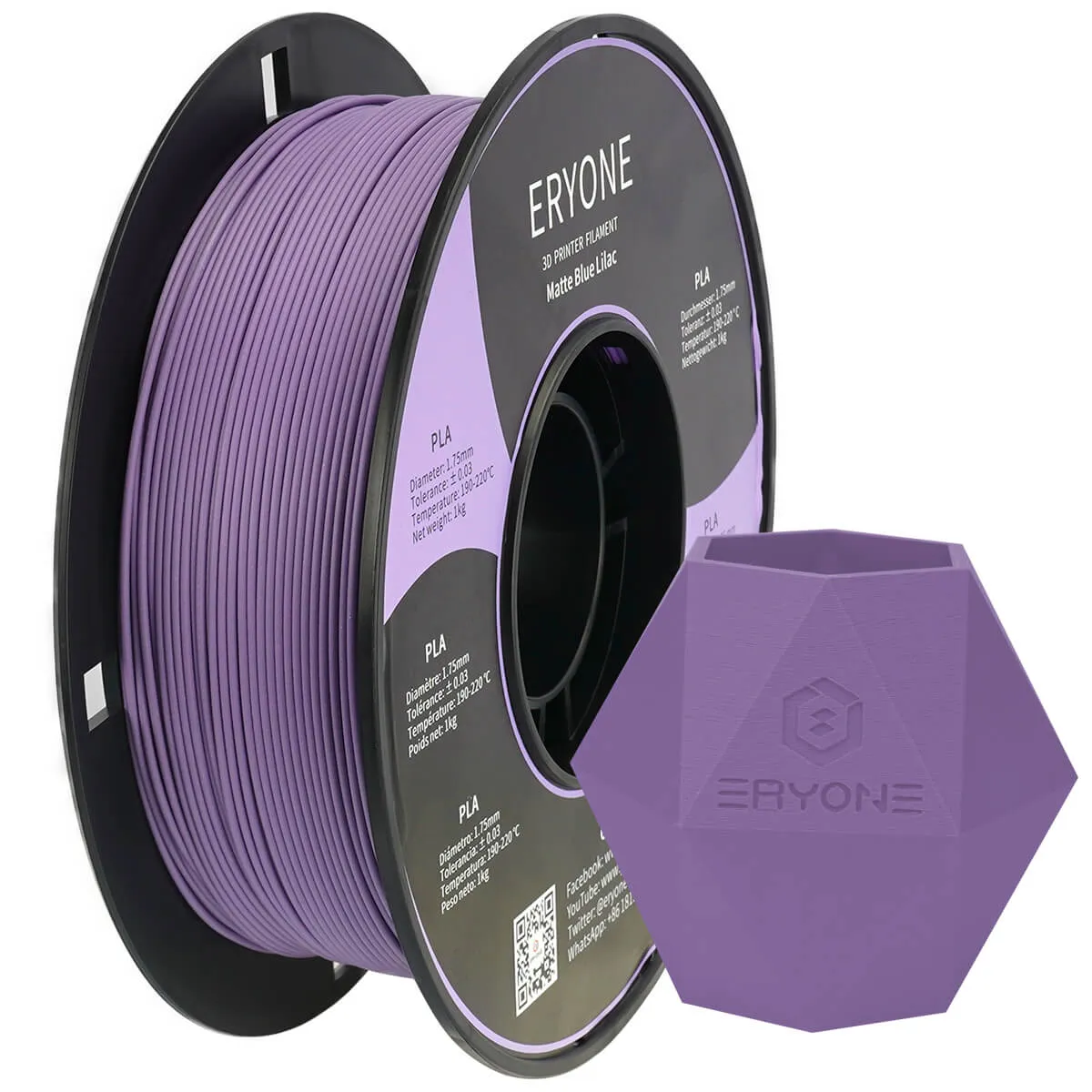 (UK only)Pre-sale- ERYONE All Series PLA 3D Filament 1kg  FREE SHIPPING(MOQ:20 rolls,can mix color)