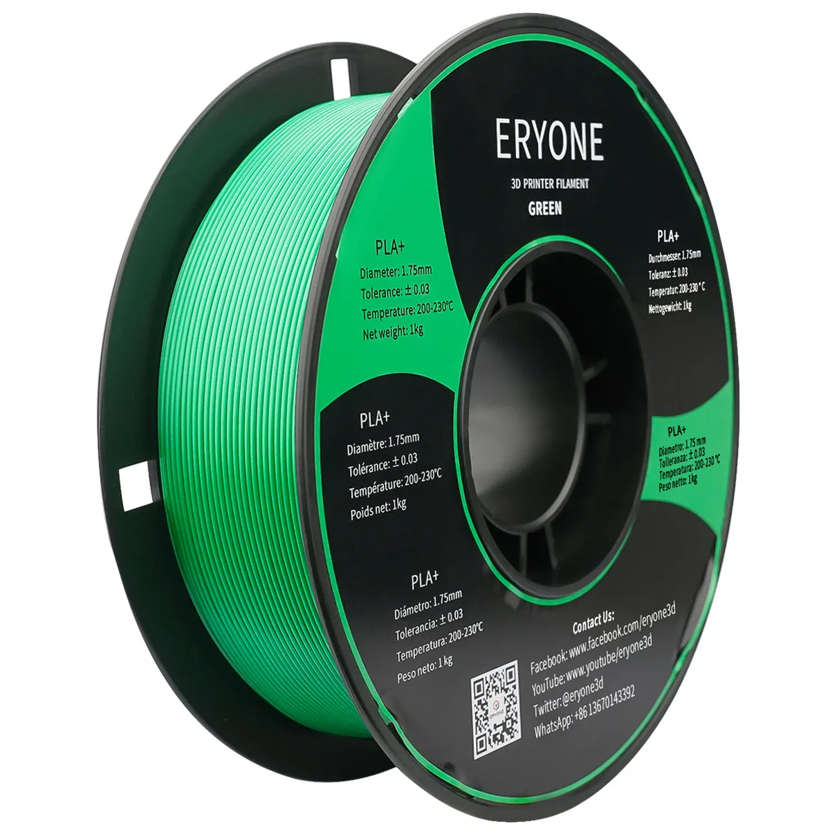 (UK only)Pre-sale- ERYONE All Series PLA 3D Filament 1kg  FREE SHIPPING(MOQ:20 rolls,can mix color)