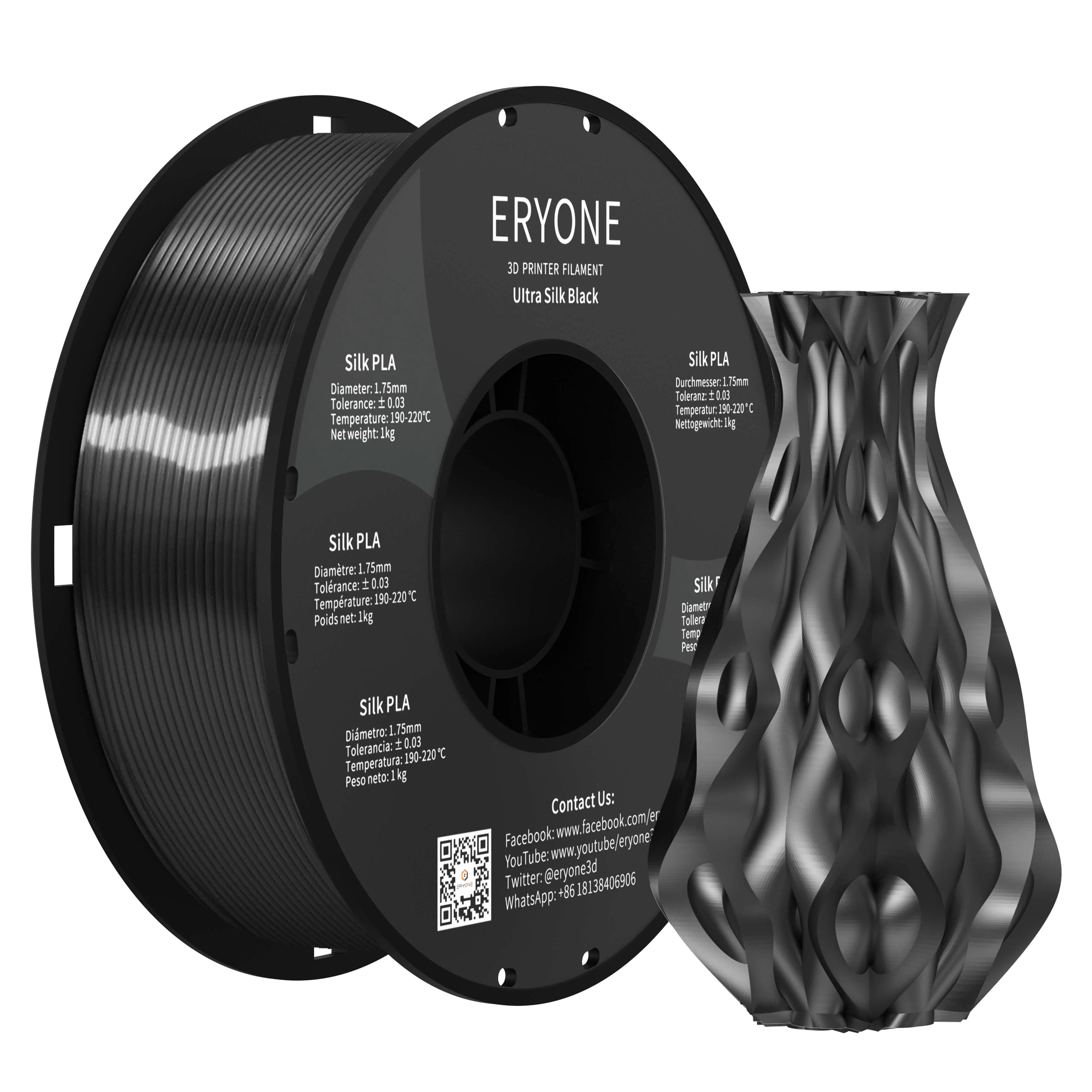 (UK only)Pre-sale- ERYONE All Series PLA 3D Filament 1kg  FREE SHIPPING(MOQ:20 rolls,can mix color)