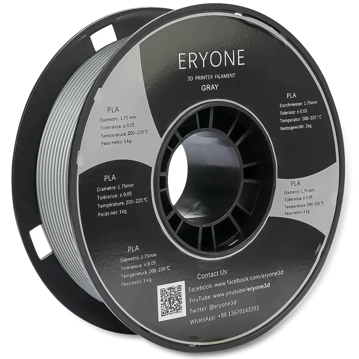 (UK only)Pre-sale- ERYONE All Series PLA 3D Filament 1kg  FREE SHIPPING(MOQ:20 rolls,can mix color)