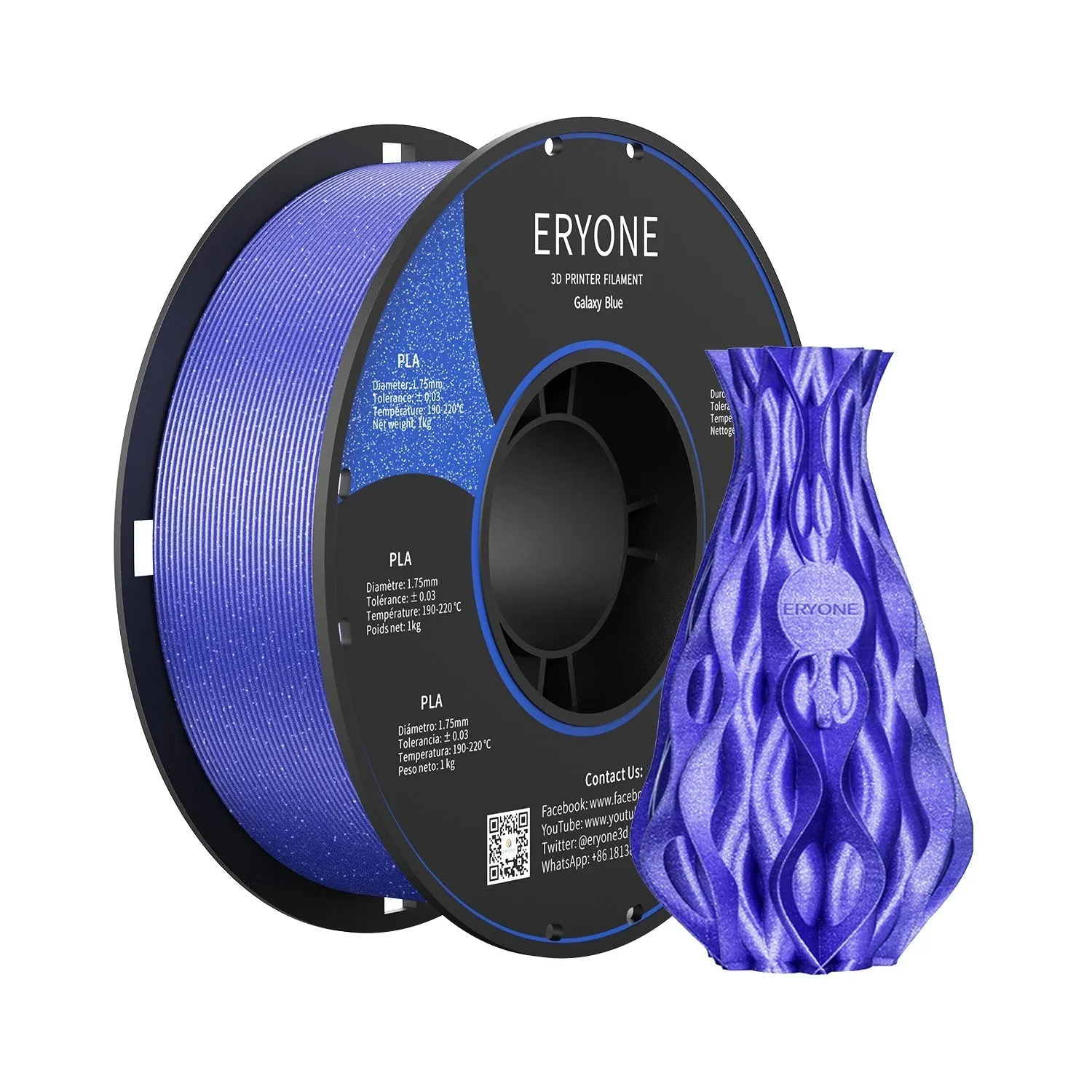 (UK only)Pre-sale- ERYONE All Series PLA 3D Filament 1kg  FREE SHIPPING(MOQ:20 rolls,can mix color)