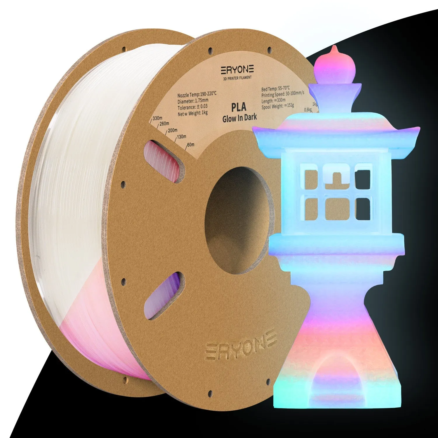 (UK only)Pre-sale- ERYONE All Series PLA 3D Filament 1kg  FREE SHIPPING(MOQ:20 rolls,can mix color)