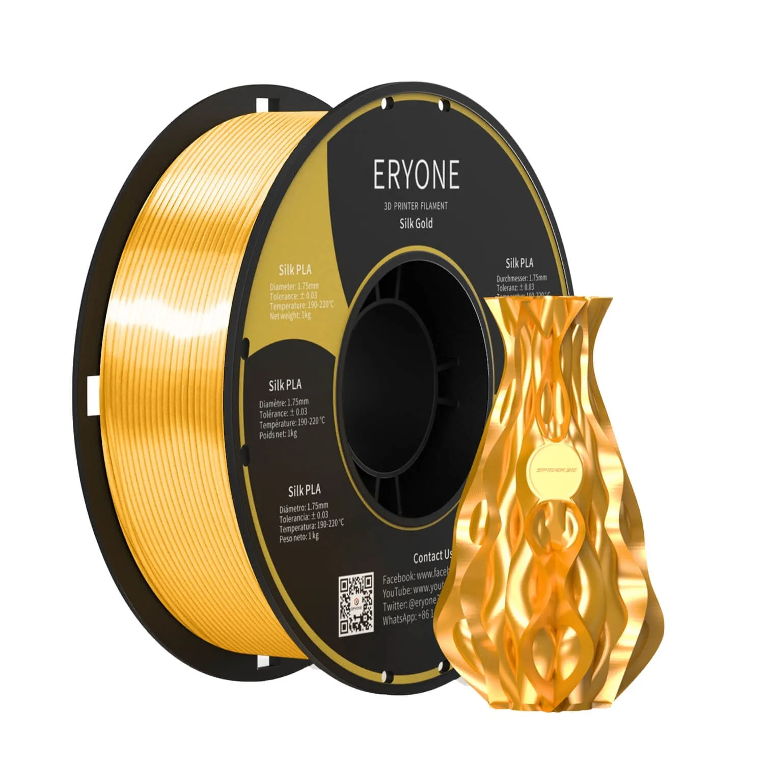 (US only)Pre-sale- ERYONE All Series PLA 3D Filament 1kg  FREE SHIPPING(MOQ:20 rolls,can mix color)